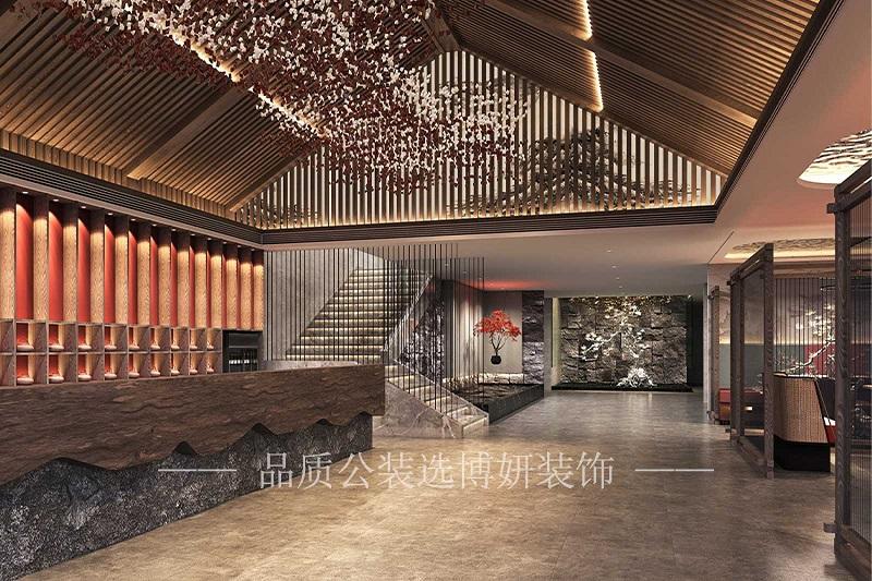 杭州特色餐饮店装修设计效果图