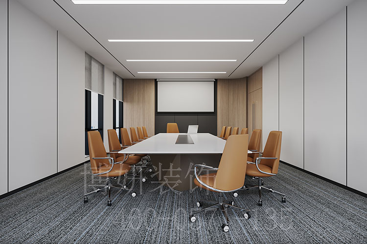 办公室装修大会议室效果图 办公室装修大会议室效果图