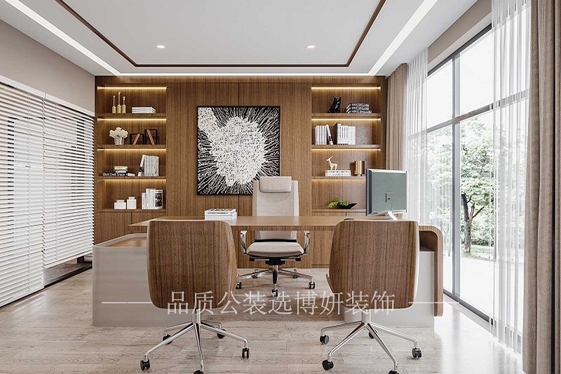 杭州现代简约风格办公室装修设计效果图