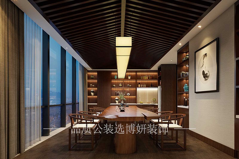 杭州新中式风格办公室装修设计案例