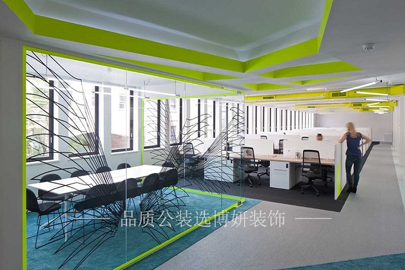 杭州现代风办公室装修效果图