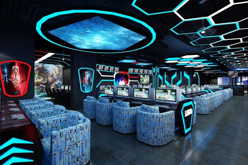 杭州200平米网吧怎样装修+案例实景图 杭州200平米网吧怎样装修+案例实景图