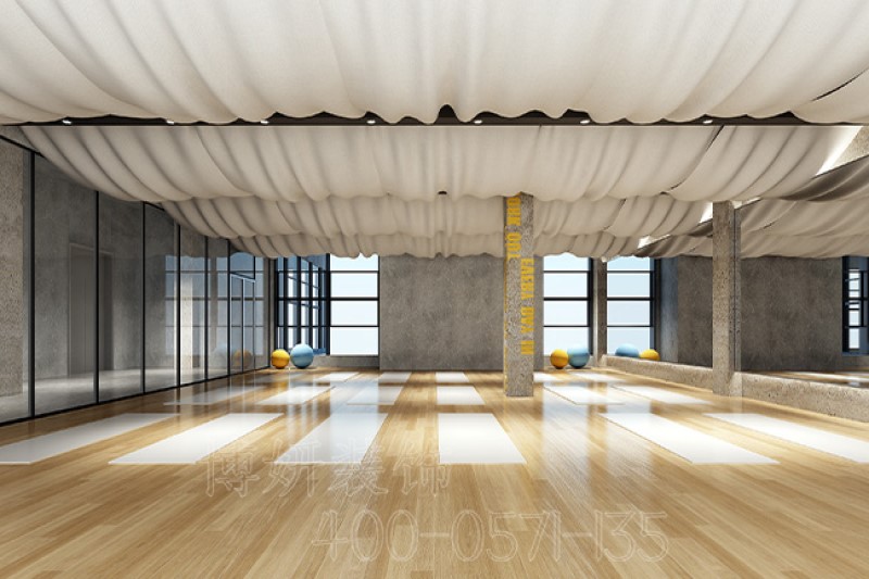 杭州健身房工装设计与施工7点注意事项（杭州健身房装修工装设计效果图）