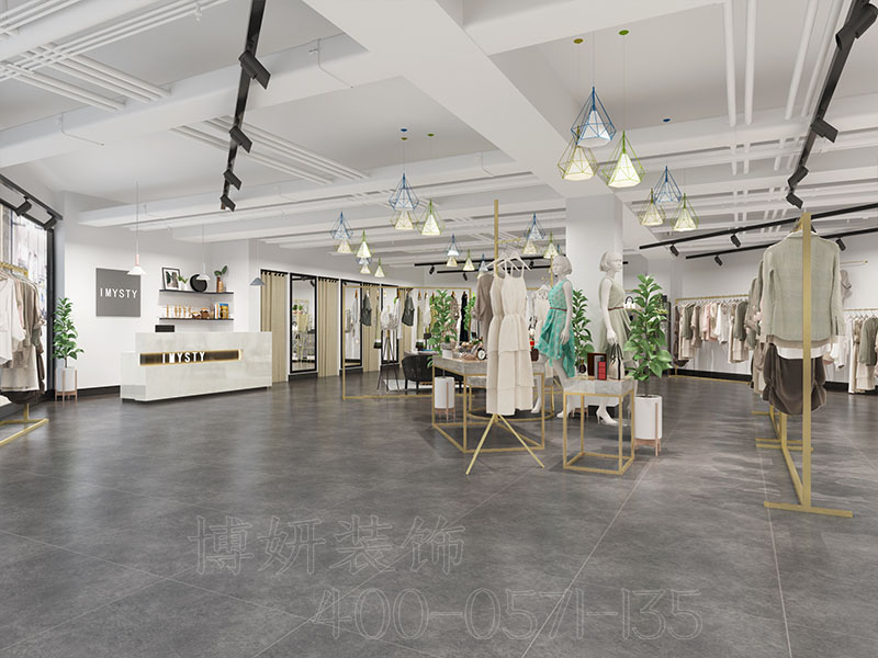 杭州70平米女装店装修,杭州女装店装修价格,杭州女装店装修费用,杭州女装店装修多少钱
