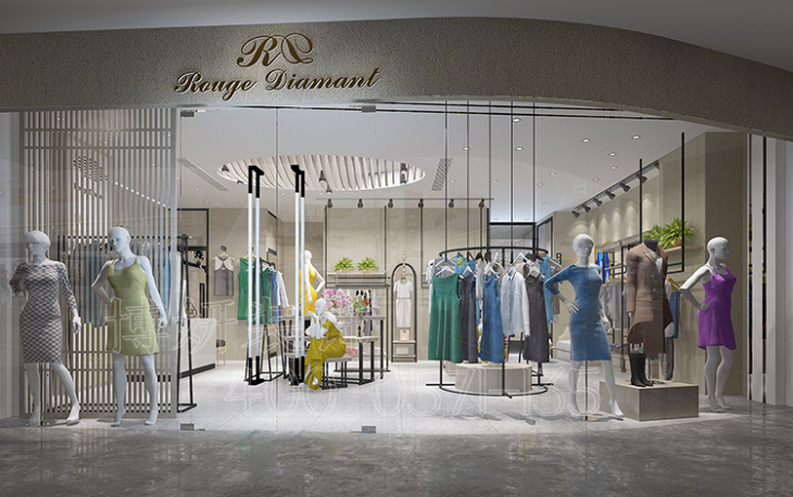 杭州55㎡品牌女装店装修,杭州品牌女装店装修,杭州女装店装修,杭州女装店装修价格