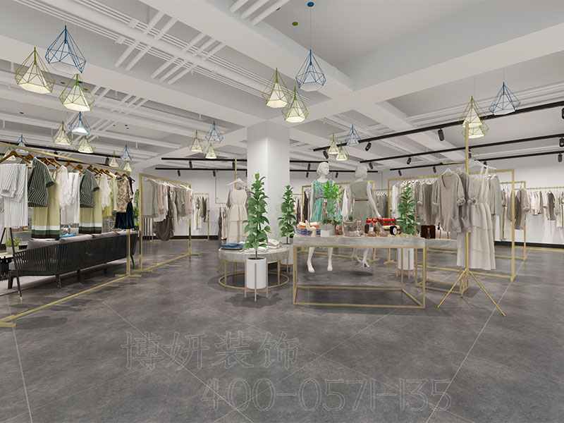 杭州200㎡品牌女装店装修,杭州品牌女装店装修,杭州女装店装修,杭州女装店装修多少钱